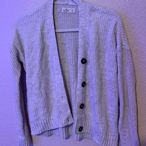 oversized hollister cardigan